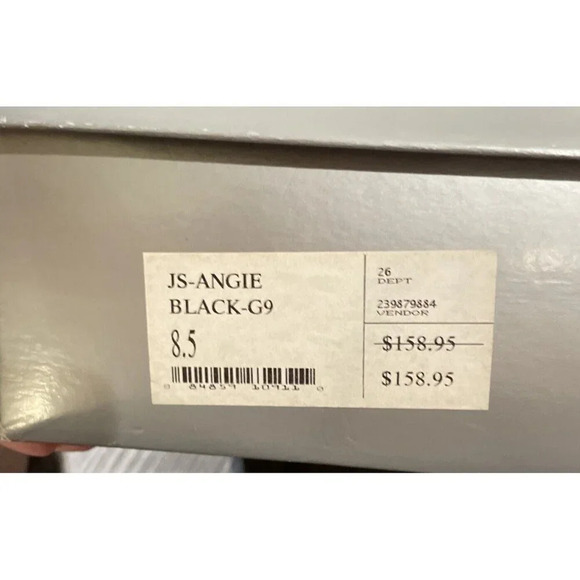 Jessica Simpson Size‎ 8.5 M Angie Black Split Suede Heeled Boots Over The Knee - Picture 11 of 11